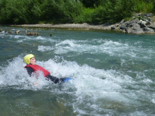 Schwimmen gegen den Strom