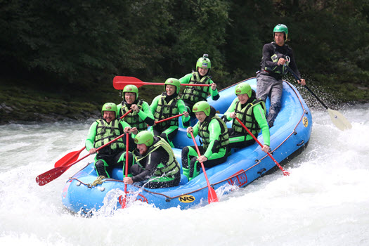 Rafting Sommerausflug Elektrotechnik Martin 2016