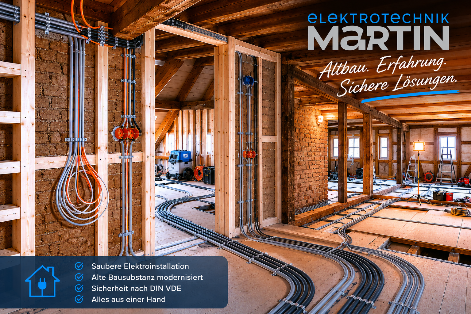 Elektroinstallationen im Altbau und bei Renovierungen